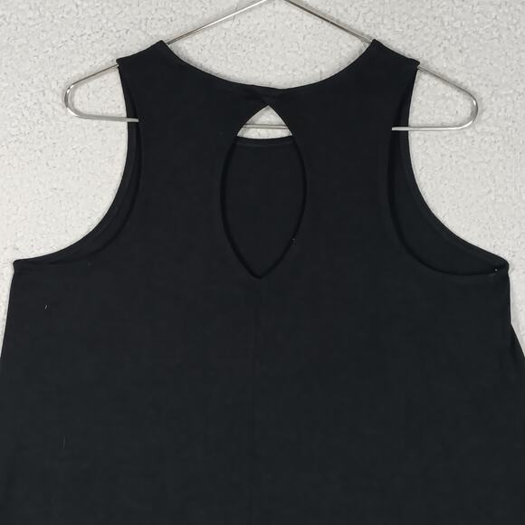 Mossimo Supply Co. A Dress Size Large Black Sleeveless Keyhole on Back - Picture 3 of 4